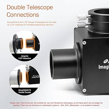 Amazon.com : Astromania 1.25 Inch Flip Mirror for Telescope